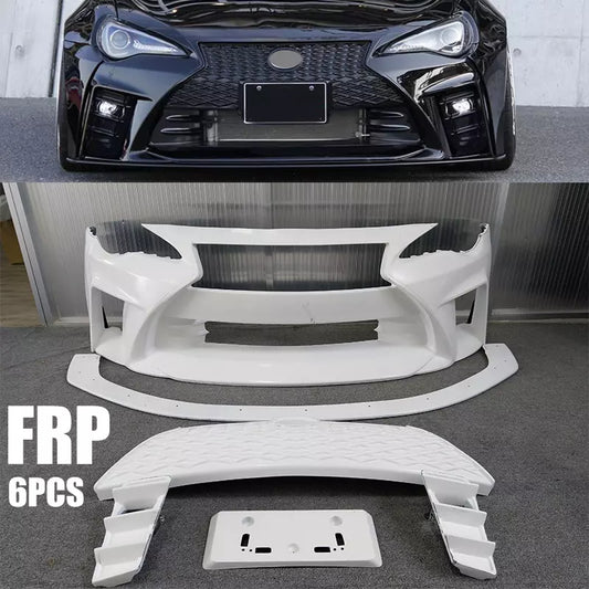 2013-2021 Subaru BRZ/Scion FR-S/Toyota GT86/ZC6 Front Bumper+Fog Light Cover+Lip+Grill+License plate