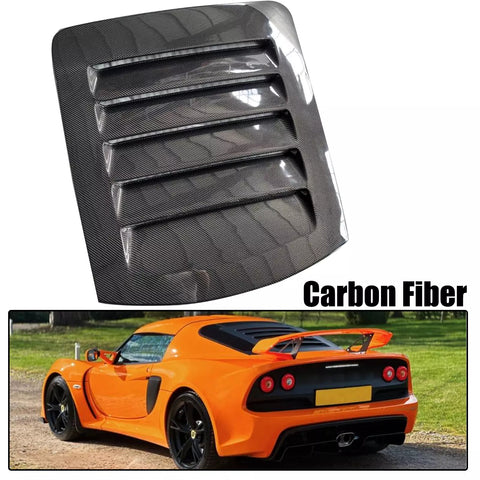 2013+ Lotus Exige Series 3 Carbon Fiber Rear Window Louver Cover Sun Shade