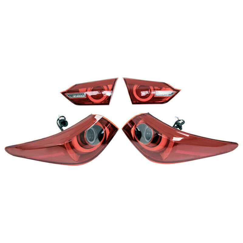 Infinity Q 50 Rear Led Trim 4PCS LED Rear Tail Lights Lamp Fit 2014-2017 Infiniti Q50 Skyline V37 ...
