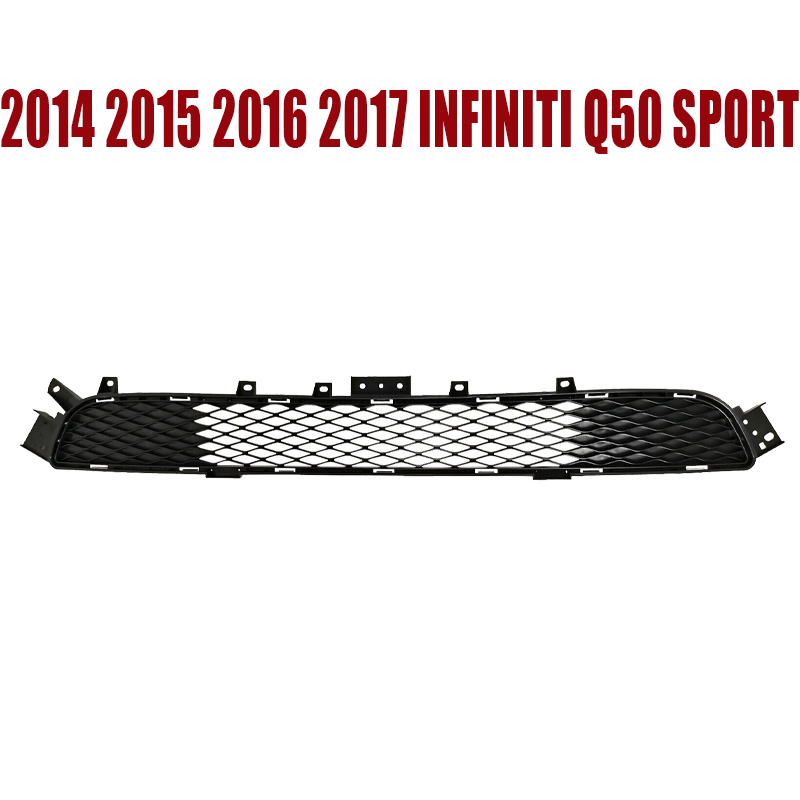 2014 2015 2016 2017 Infiniti Q50 Sport Front Bumper Lower Grille