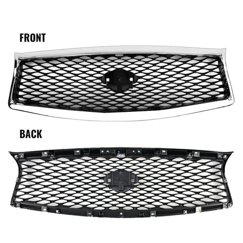 2014-2017 Infiniti Q50 JDM Front Honeycomb Upper Grille