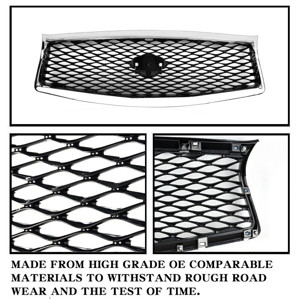 2014-2017 Infiniti Q50 JDM Front Honeycomb Upper Grille