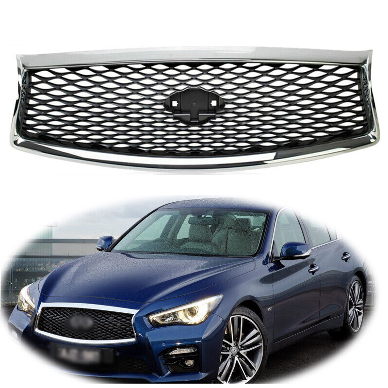 2014-2017 Infiniti Q50 JDM Front Honeycomb Upper Grille