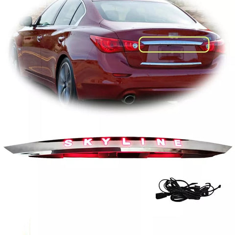 2014-2017 Infiniti Q50 Q50s LED Tail Light Trunk Signal Lamp Trim 