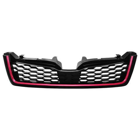 2014-2018 Subaru Forester Sport Front Black Grille Red Trim