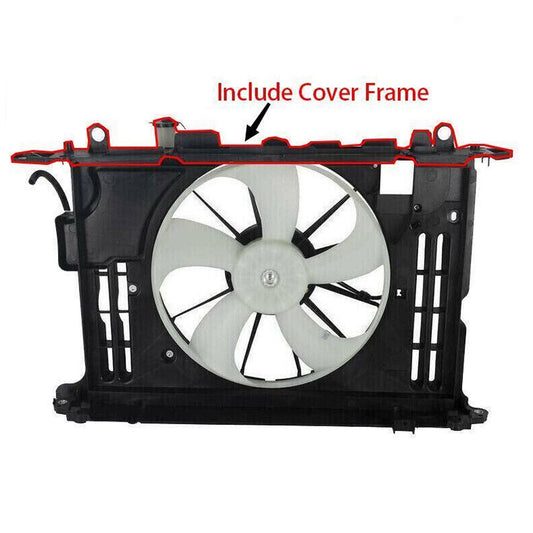 2014-2019 Toyota Corolla Single Radiator Cooling Fan with Frame