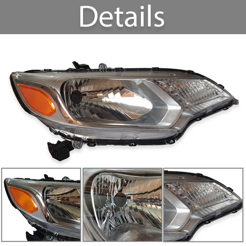 2015 2016 2017 Honda Fit Headlight Passenger Side Right RH