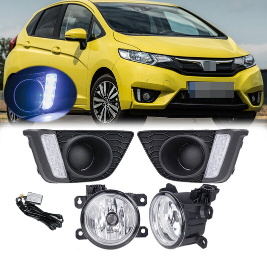 2015 2016 2017 Honda Fit JAZZ Fog Light With Cover&wiring