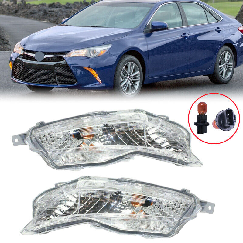 2015 2016 2017 Toyota Camry Bumper Fog Lights with Bulbs