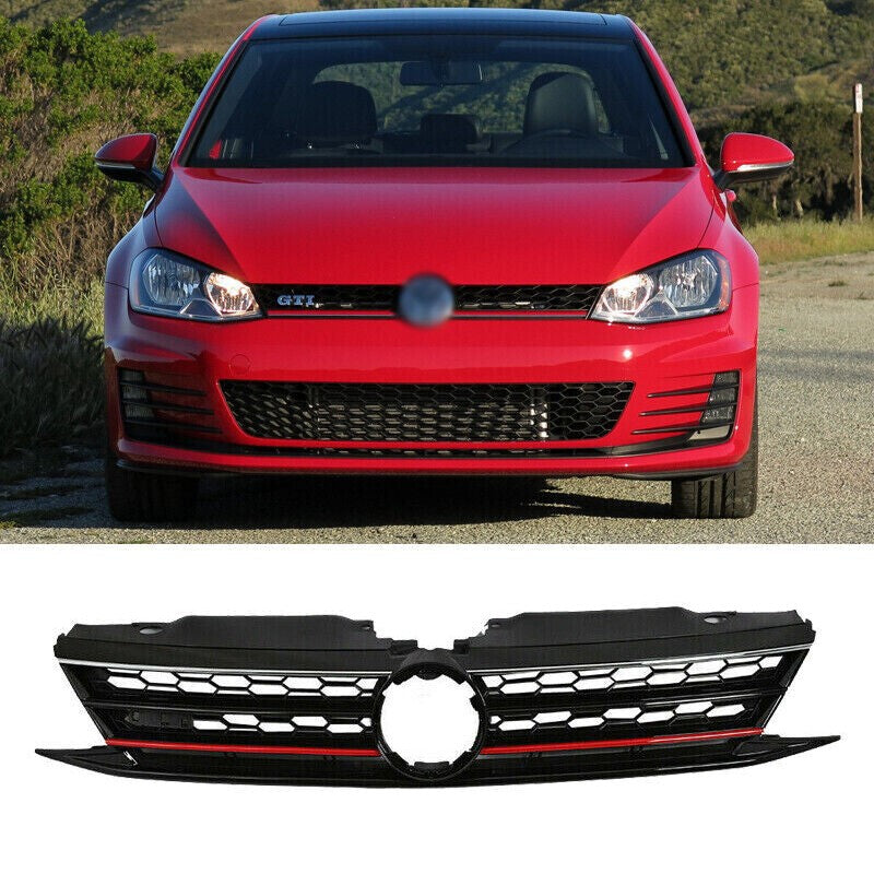 2015 2016 2017 Volkswagen Jetta Front Grille With Red Trim