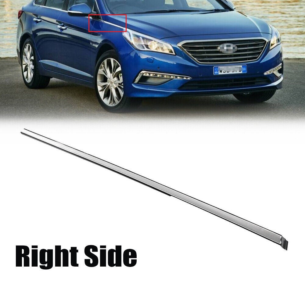 2015-2017 Hyundai Sonata Front Right Side Chrome Fender Molding Trim