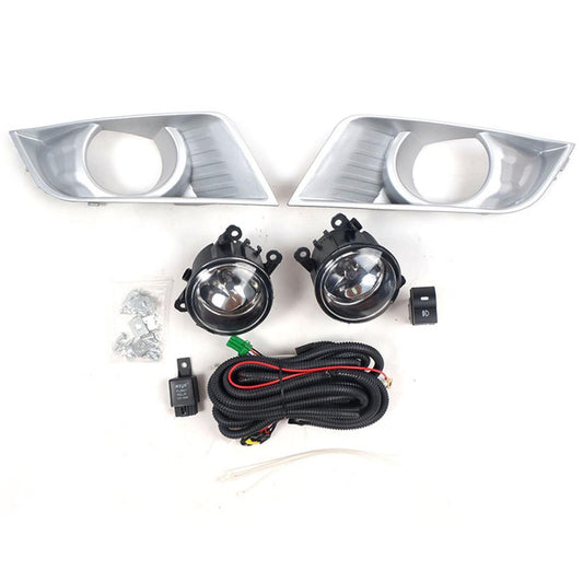 2015-2018 Ford Ranger T6 Front Chrome Halogen Fog Lights with wiring