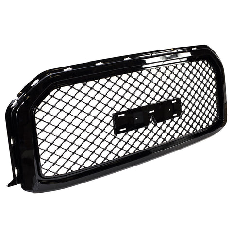 2015-2020 GMC Yukon/XL Glossy Black Mesh Front Bumper Grille