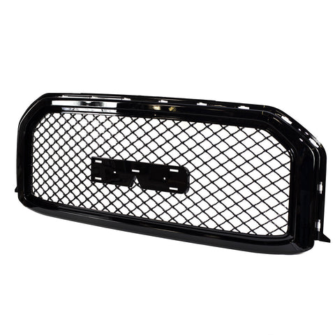 2015-2020 GMC Yukon/XL Denali Glossy Black Mesh Front Bumper Grille