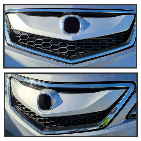 2016 2017 2018 Acura RDX Honeycomb Front Grille with Chrome Trim