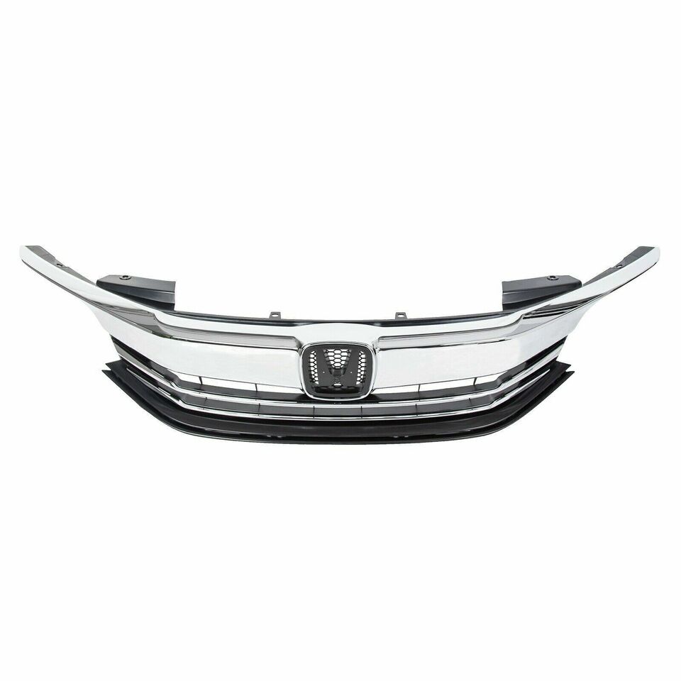 2016 2017 Honda Accord Sedan Front Bumper Upper Lower Grille