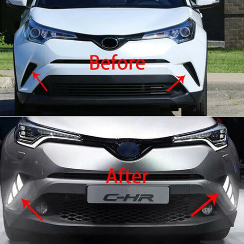 2018 2019 Toyota C-HR LED DRL Fog Lights