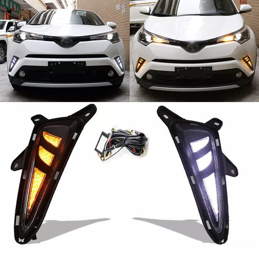 2018 2019 Toyota C-HR LED DRL Fog Lights