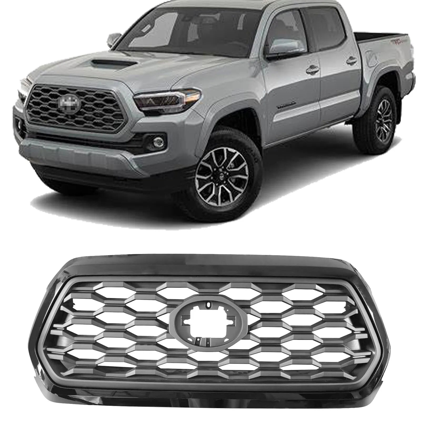 2016-2023 Toyota Tacoma Gloss Black Grille