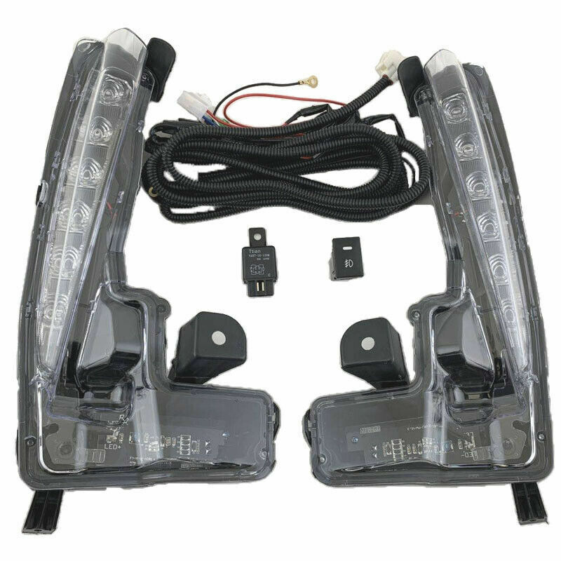 2017 2018 2019 Toyota Corolla DRL Turn Signal Fog Lights Wiring Set