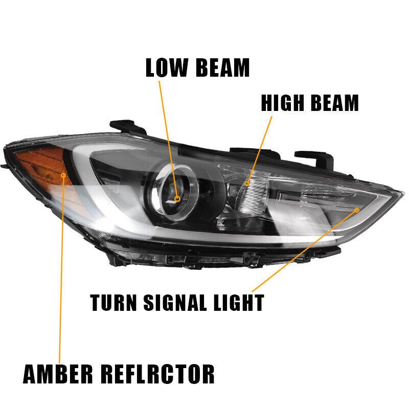 2017 2018 Hyundai Elantra Headlights