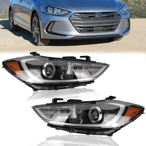  2017 2018 Hyundai Elantra Headlights 