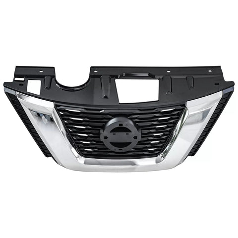 2017 2018 Nissan Rogue Front Chrome Bumper Grille