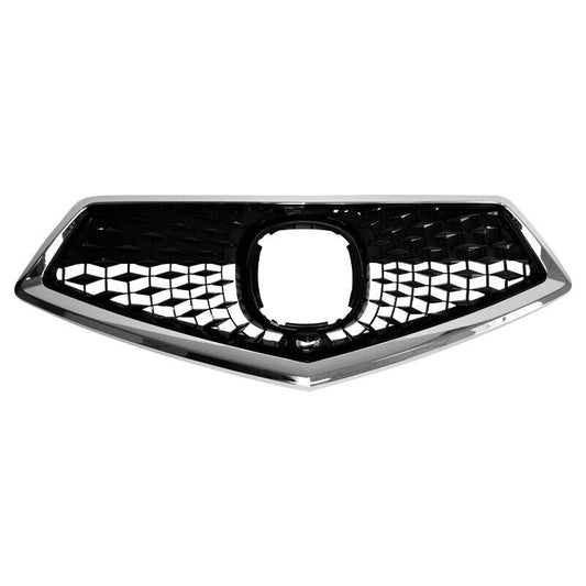 2017-2020 Acura MDX Front Upper Grille With Chrome Trim