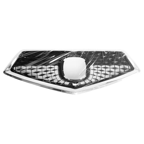 2017-2020 Acura MDX Front Upper Grille With Chrome Trim