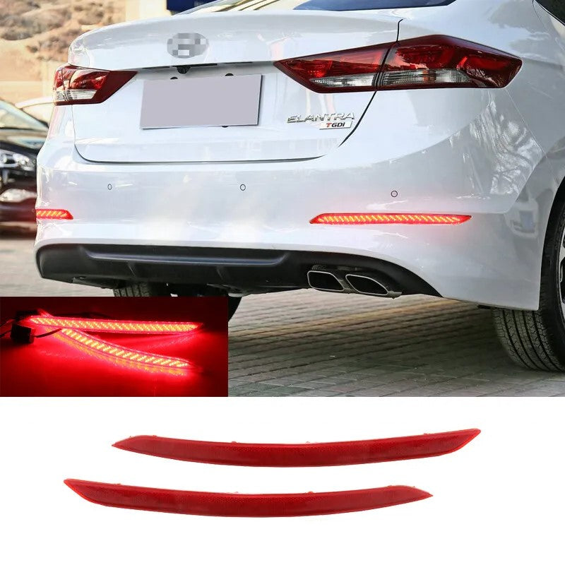 2017-2020 Hyundai Elantra LED Rear Bumper Reflector Brake Light 