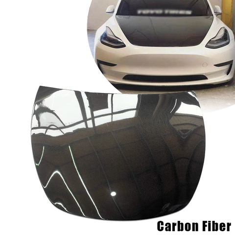  2017-2020 Tesla 3 Carbon Fiber Engine Hood