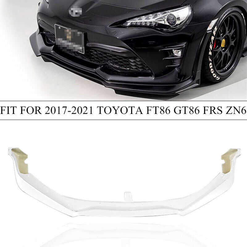 2017-2021 Toyota FT86 GT86 FRS ZN6 FRP Front Bumper Lip Splitter