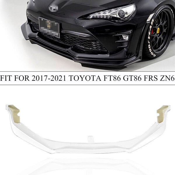 Fit 2017-2021 Toyota FT86 GT86 FRS ZN6 FRP Front Bumper Splitter