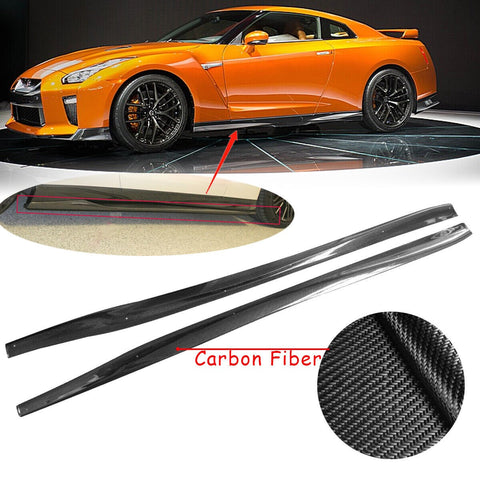 Nissan 2017-2023 GTR R35 MY17 Carbon Fiber Side Skirt 