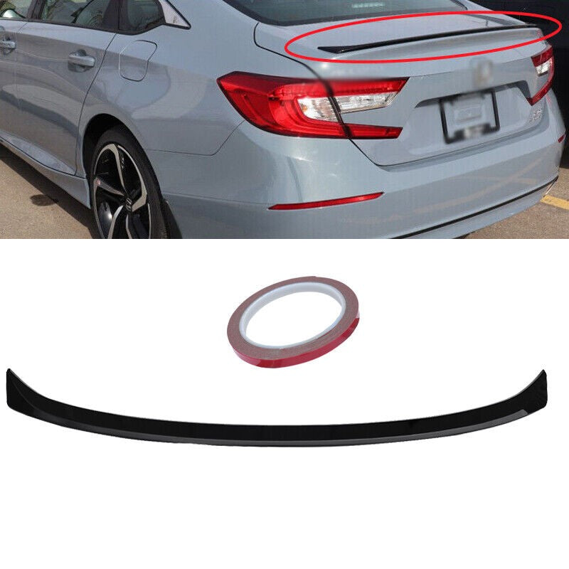 2018-2020 Honda Accord Sedan Black Trunk Spoiler Wing