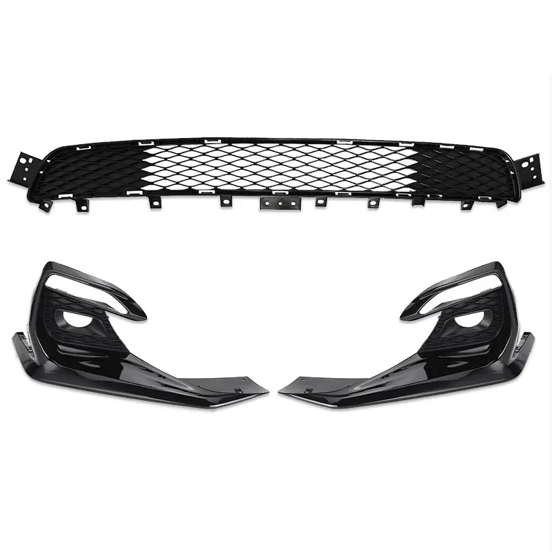 2018-2022 Infiniti Q50 Sport Front Bumper Lower Grille & Fog Light Covers