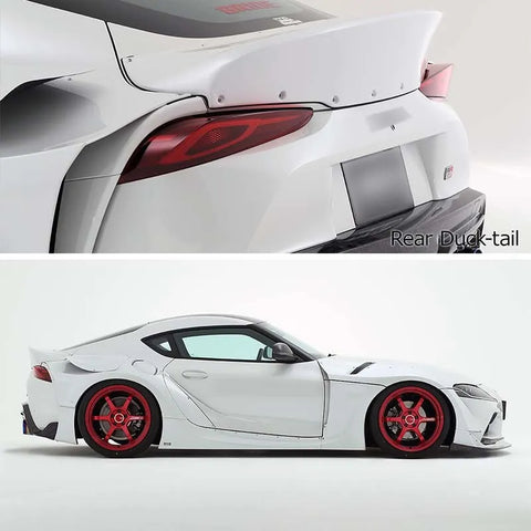 2019+ Toyota GR Supra Unpainted FRP Reinforced Plastic Spoiler Wing