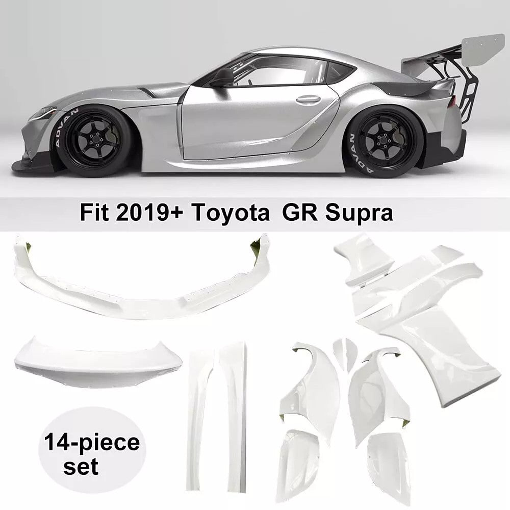 2019+ Toyota  GR Supra Unpainted FRP Reinforced Plastic Body Kits