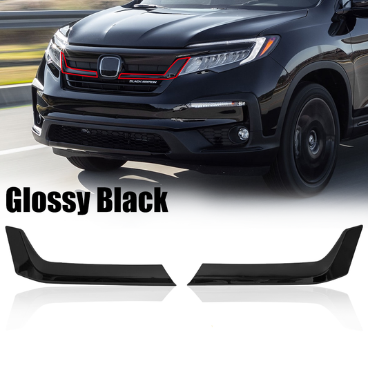 2019 2020 2021 Honda Pilot Glossy Black Front Bumper Grille Trim