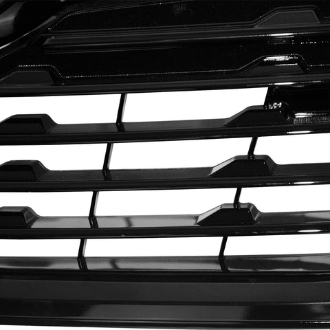 2019 2020 2021 Subaru Forester Glossy Black Front Bumper Lower Grille