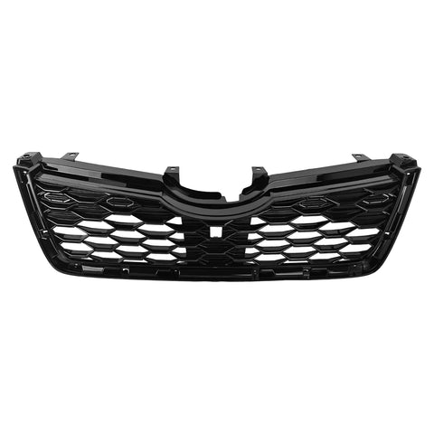 Honeycomb Front Bumper Grille For 2019 2020 2021 Subaru Forester Glossy Black