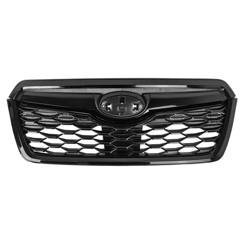 2019 2020 2021 Subaru Forester Glossy Black Honeycomb Front Bumper Grille