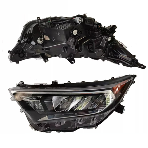 2019 2020 2021 Toyota RAV4 LE XLE LED Chrome Headlights pair