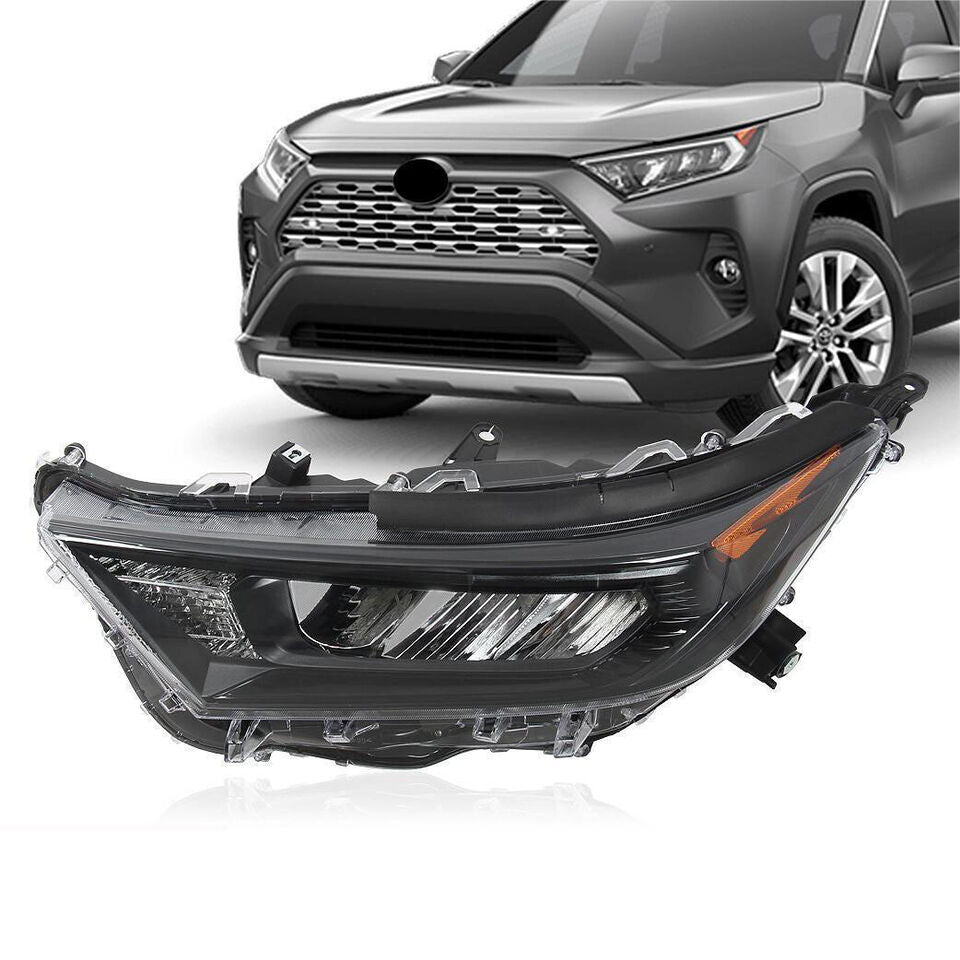 2019 2020 2021 Toyota Rav4 LE XLE LED Black Headlight Driver Side 