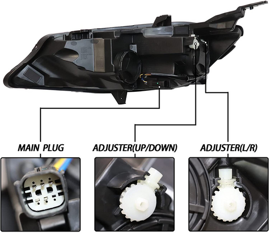 2019 2020 2021 chevy Malibu Halogen Headlights With Bulb