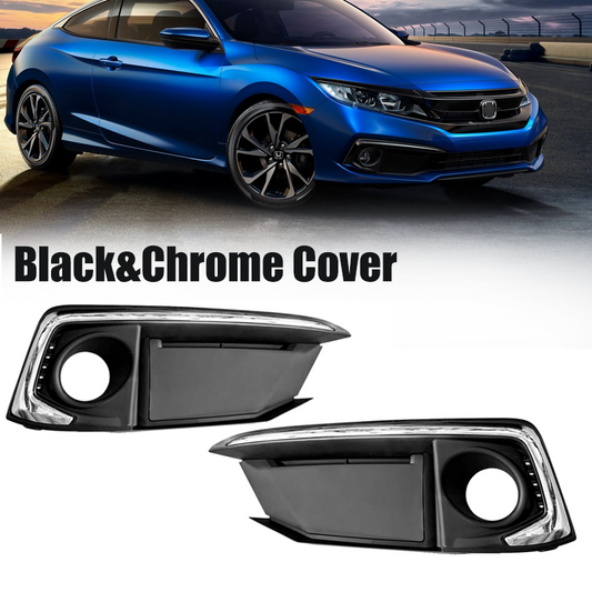 2019-2020 Honda Civic Front Fog Light Cover Pair