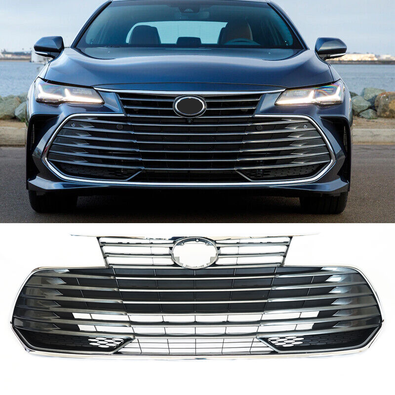 2019-2020 Toyota Avalon XLE/XSE Metallic Gray Chrome Front Bumper Grille