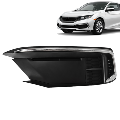 2019-2021 Honda Civic Coupe Sedan Left Fog Light Covers