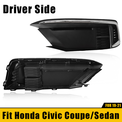 2019-2021 Honda Civic Coupe/Sedan Fog Light Covers