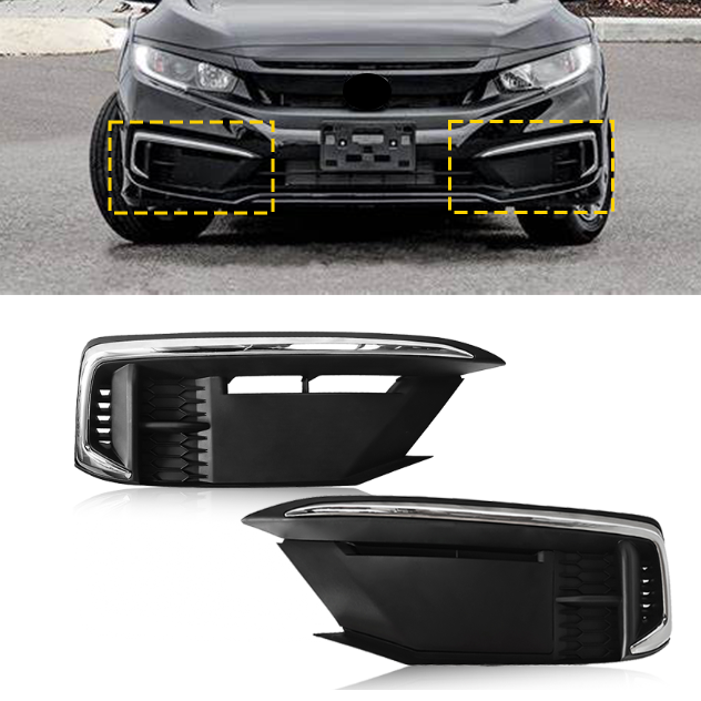 2019-2021 Honda Civic Coupe/Sedan Fog Light Covers